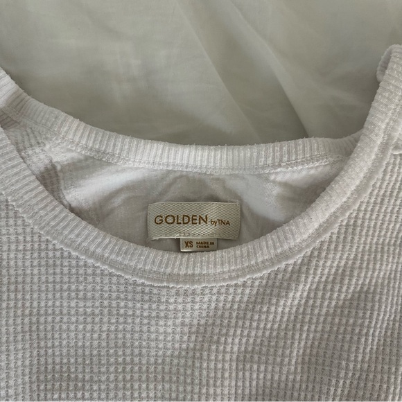 Aritzia TNA Waffle Long Sleeve Top - Picture 2 of 3